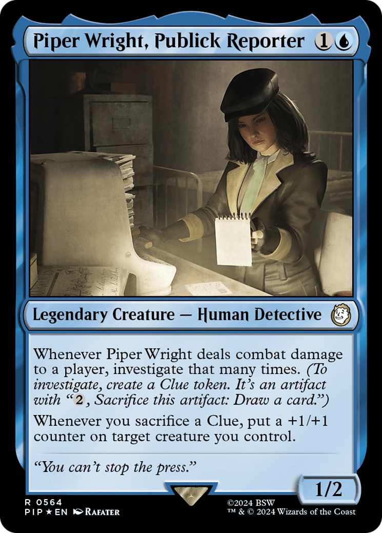 Piper Wright, Journaliste de Publick (Surge Foil) [Fallout]
