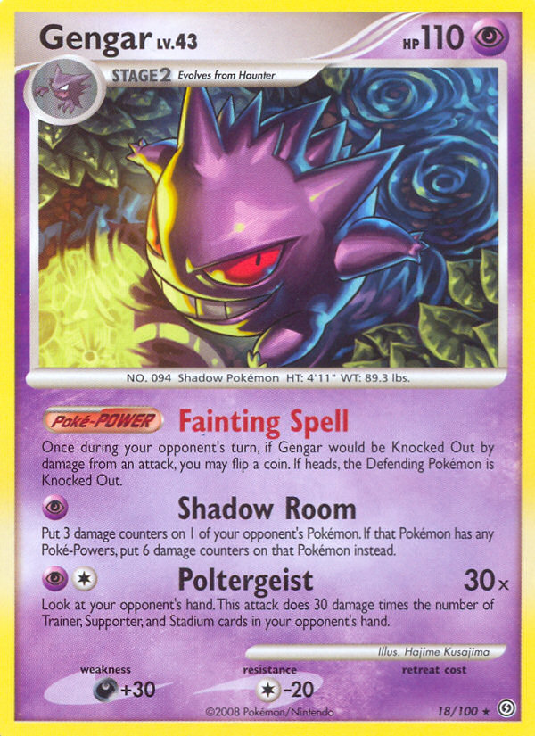 Gengar (18/100) [Diamante & Perla: Frente Tormenta]