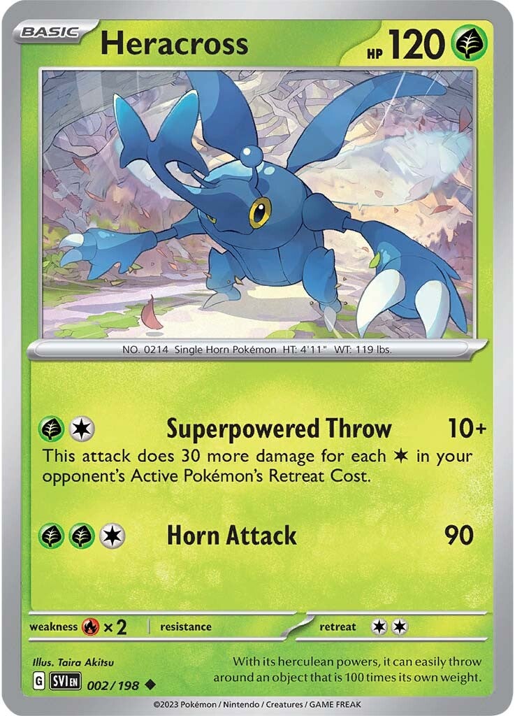Heracross (002/198) [Escarlata y Púrpura: Set Básico]