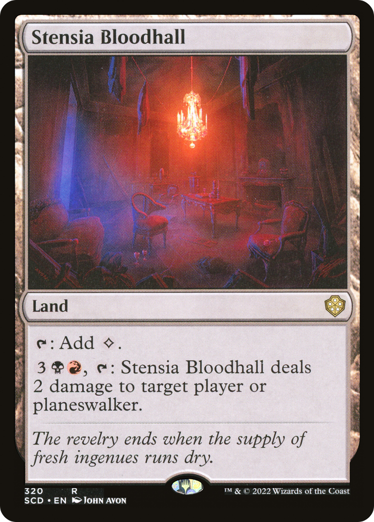 Stensia Bloodhall [Decks de Commandant pour débutants]
