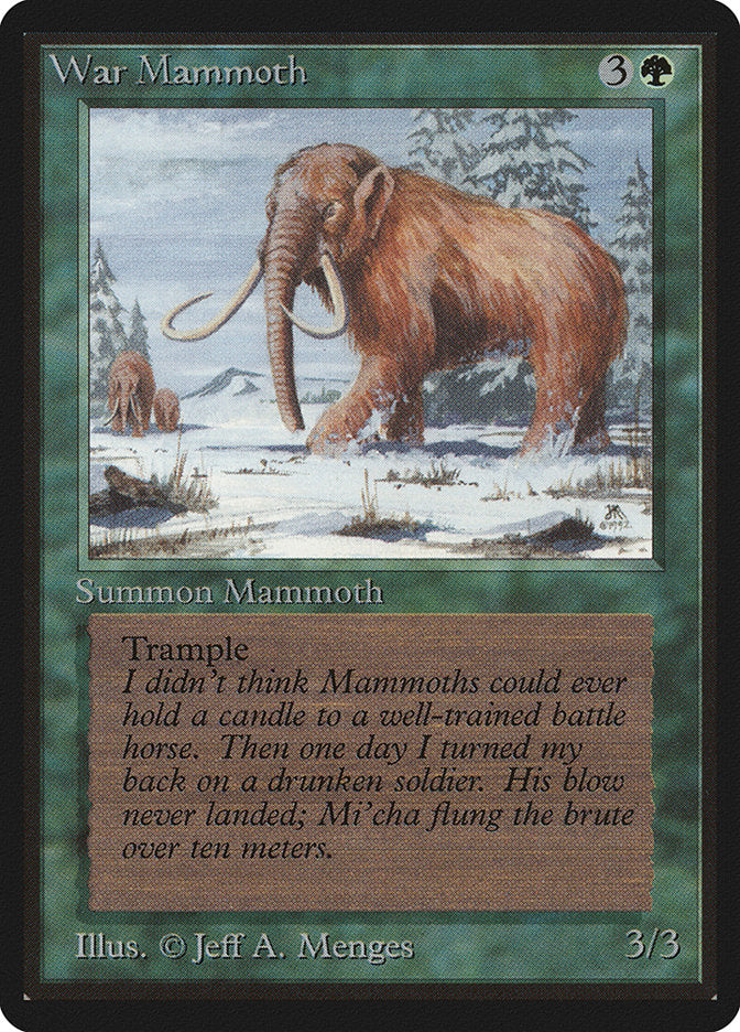 Mamut de guerra [Edición Beta]