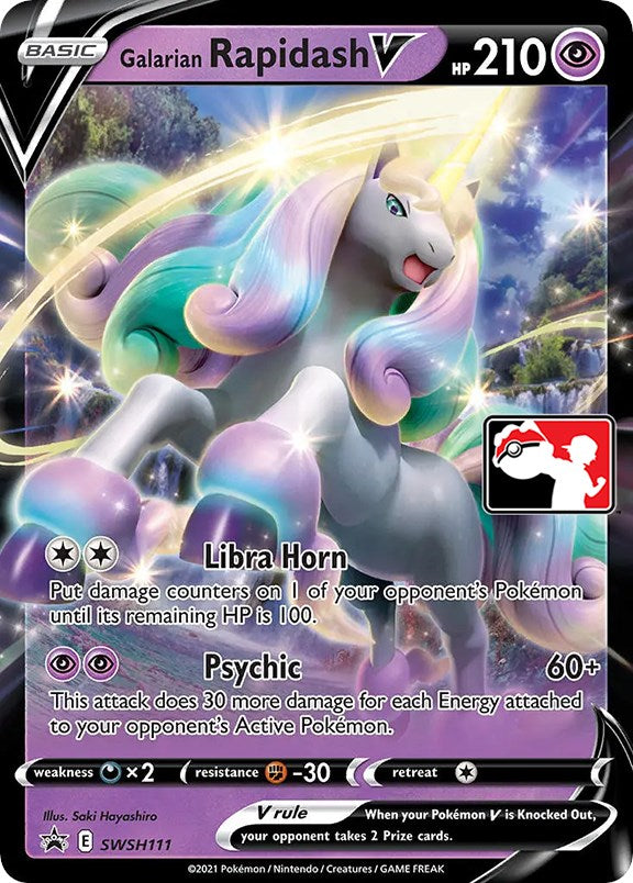 Rapidash de Galar V (SWSH111) [Paquete de Premios Serie Uno]