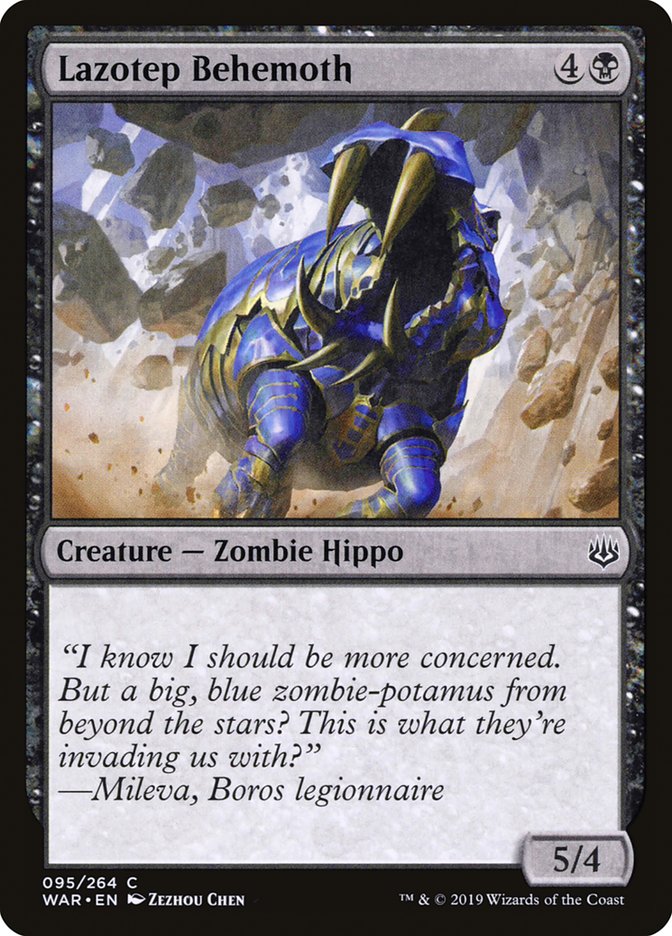 Béhémoth de Lazotep [La guerre des Planeswalkers]