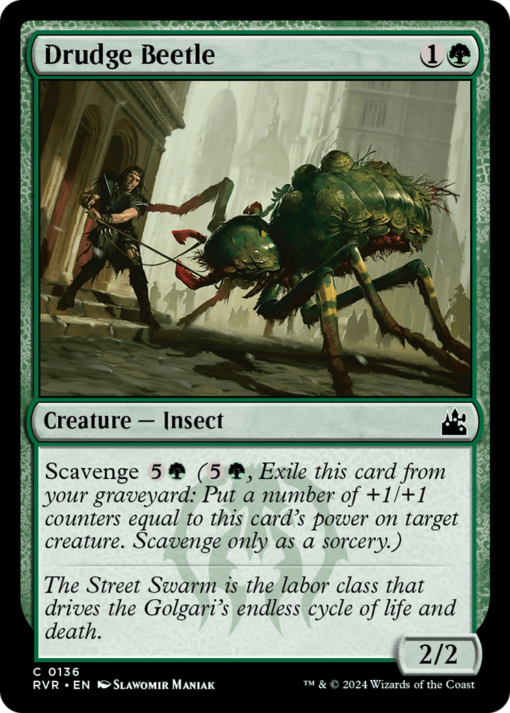 Scarabée besogneux [Ravnica Remastered]