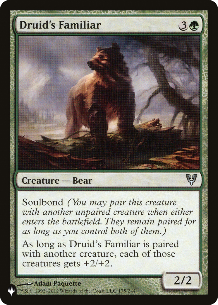 Familier de druide [The List]