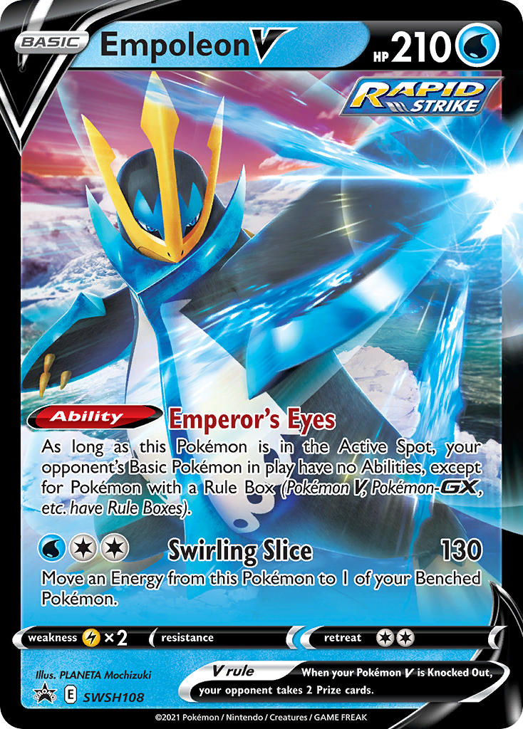 Empoleon V (SWSH108) [Épée et Bouclier : Promos Étoile Noire]