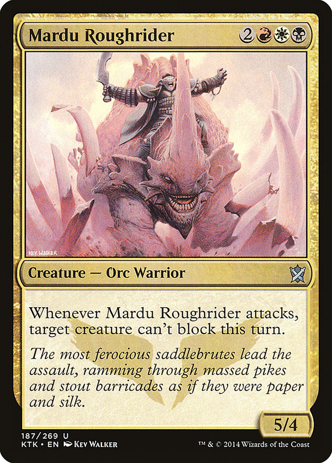 Cavalier fruste de Mardu [Khans de Tarkir]