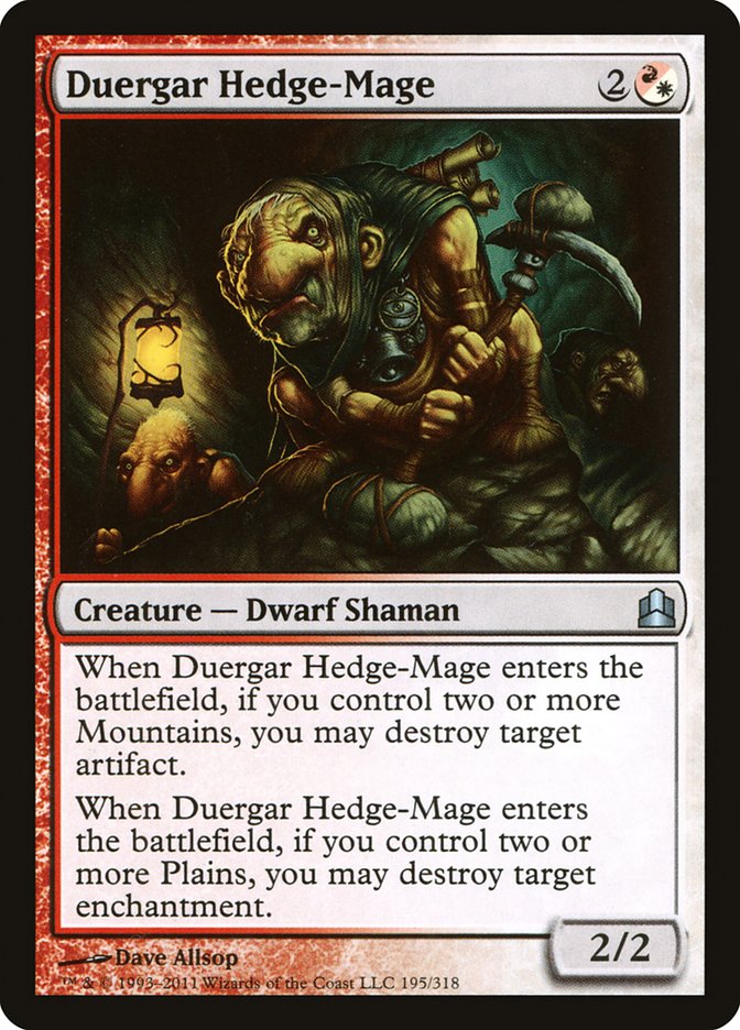 Mage du bosquet duergard [Commander 2011]