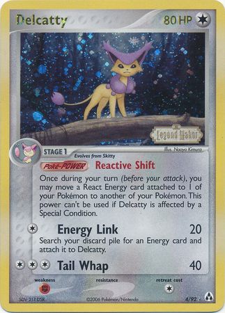 Delcatty (4/92) (Estampado) [EX: Legend Maker]