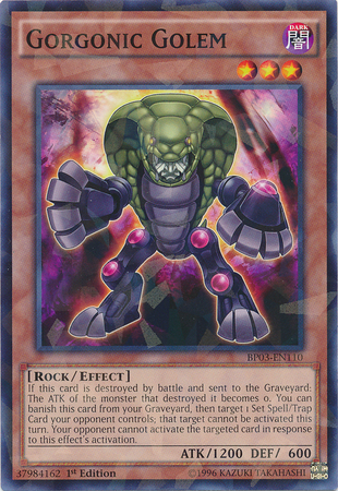 Gorgonic Golem [BP03-EN110] Rare Brisure