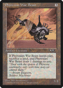 Bête de guerre phyrexiane (Signature à droite) [Alliances]