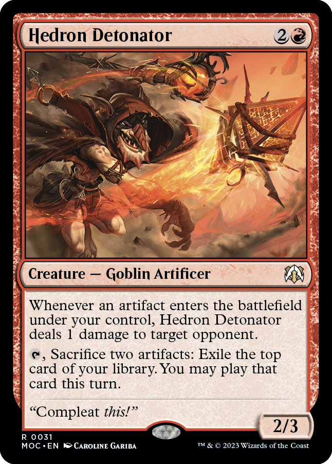Détonateur d'hédrons [Commander L'invasion des machines]