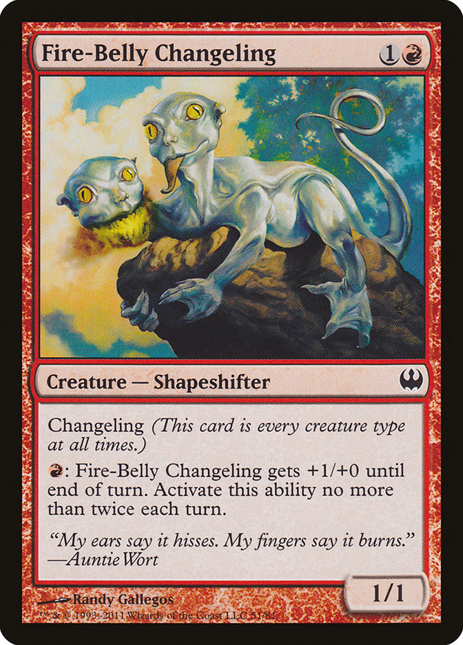 Métamorphe à ventre de feu [Duel Decks: Knights vs. Dragons]