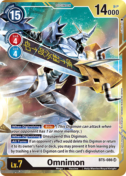 Omnimon [BT5-086] (Arte Alternativo - As'Maria) [Batalla de Omni]