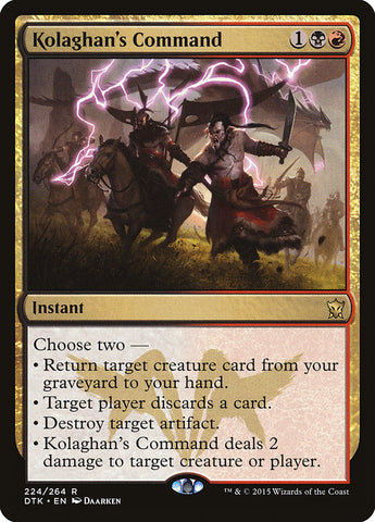 Mando de Kolaghan [Dragons of Tarkir]