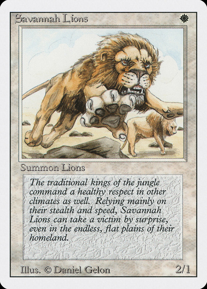 Lions de Savane [Édition révisée]