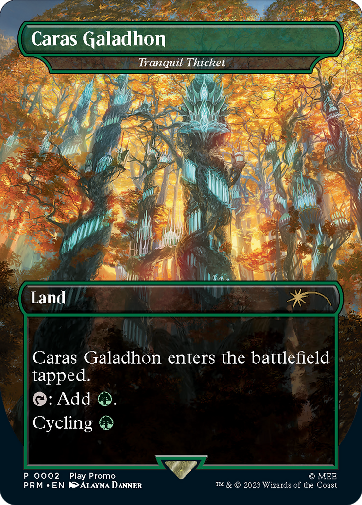 Fourré paisible – Caras Galadhon (sans bordures) [Wizards Play Network 2023]