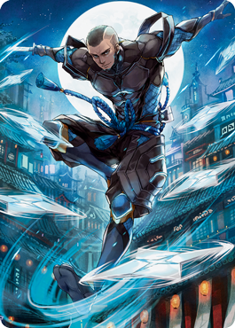 Kaito Shizuki 1 carte artistique [Kamigawa: La dynastie néon - Série d'art]