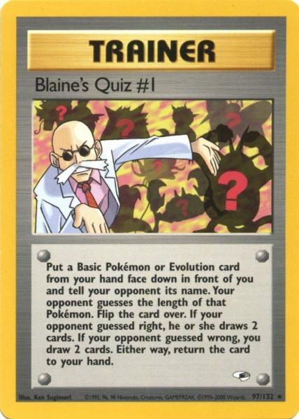Quiz de Blaine n° 1 (97/132) [Gym Heroes Unlimited]