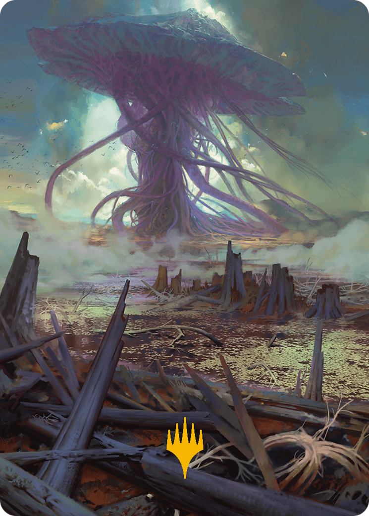 Carte d'Art Marais (Symbole Planeswalker estampé à chaud) [Série d'Art Horizons du Modern 3]