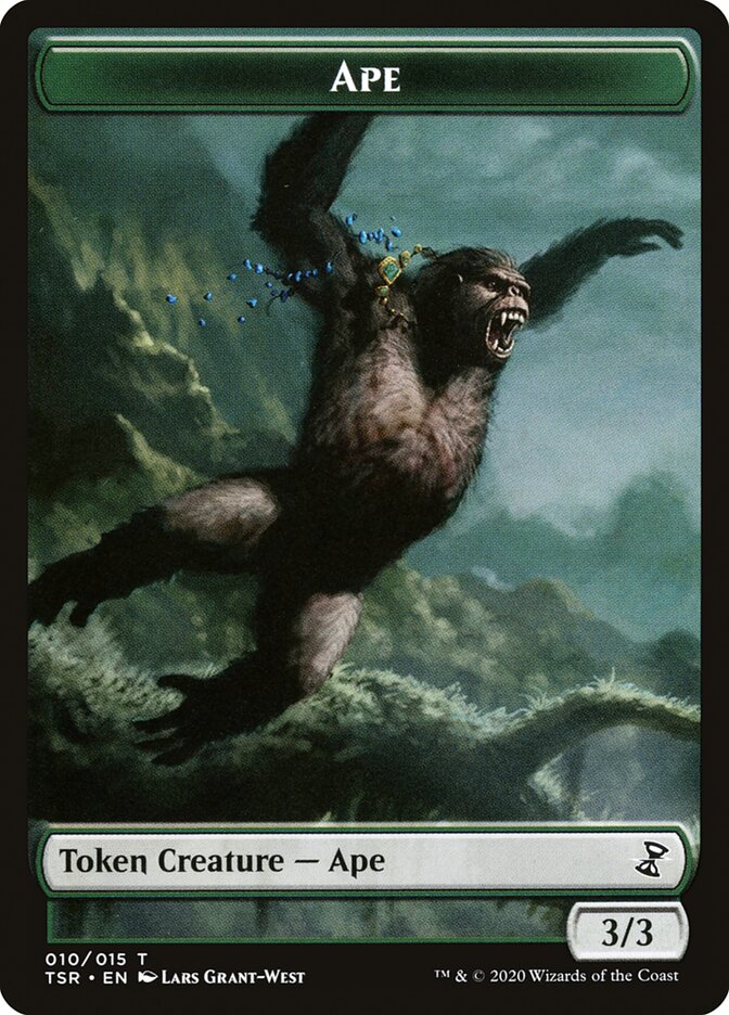 Ange // Singe Jeton Double Face [Double Masters Tokens]