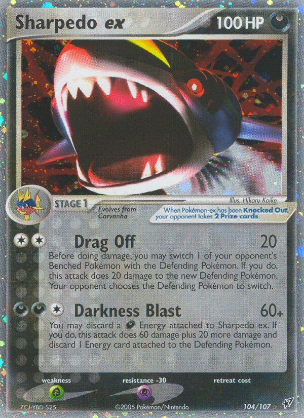 Sharpedo ex (104/107) [EX : Deoxys]