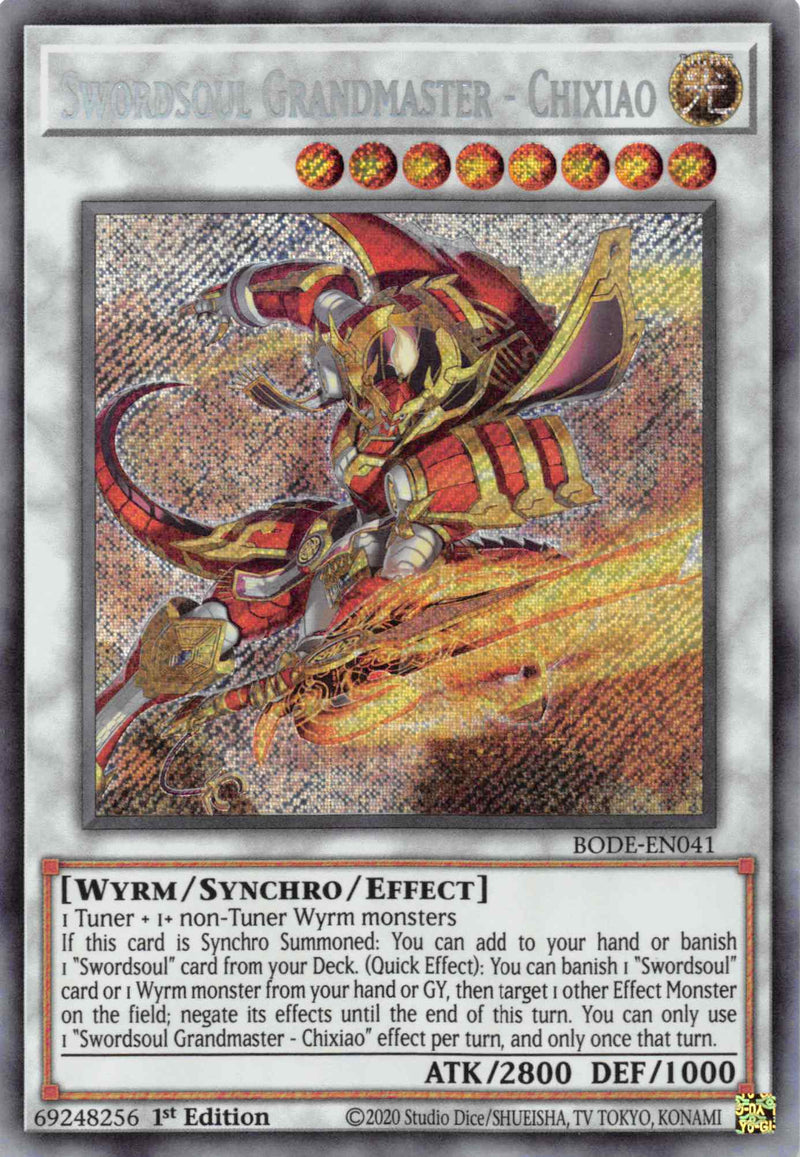 Grand Maître Épéelames - Chixiao [BODE-FR041] Secret Rare