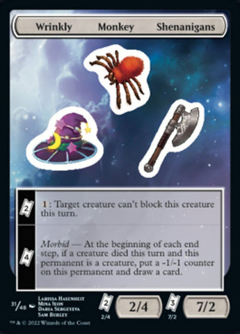 Singe ridé et ses singeries [Stickers Infini]