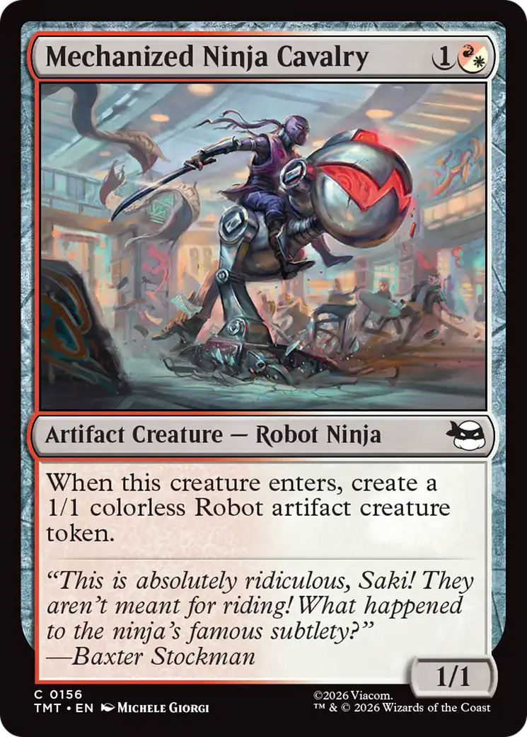 Mechanized Ninja Cavalry [Teenage Mutant Ninja Turtles]