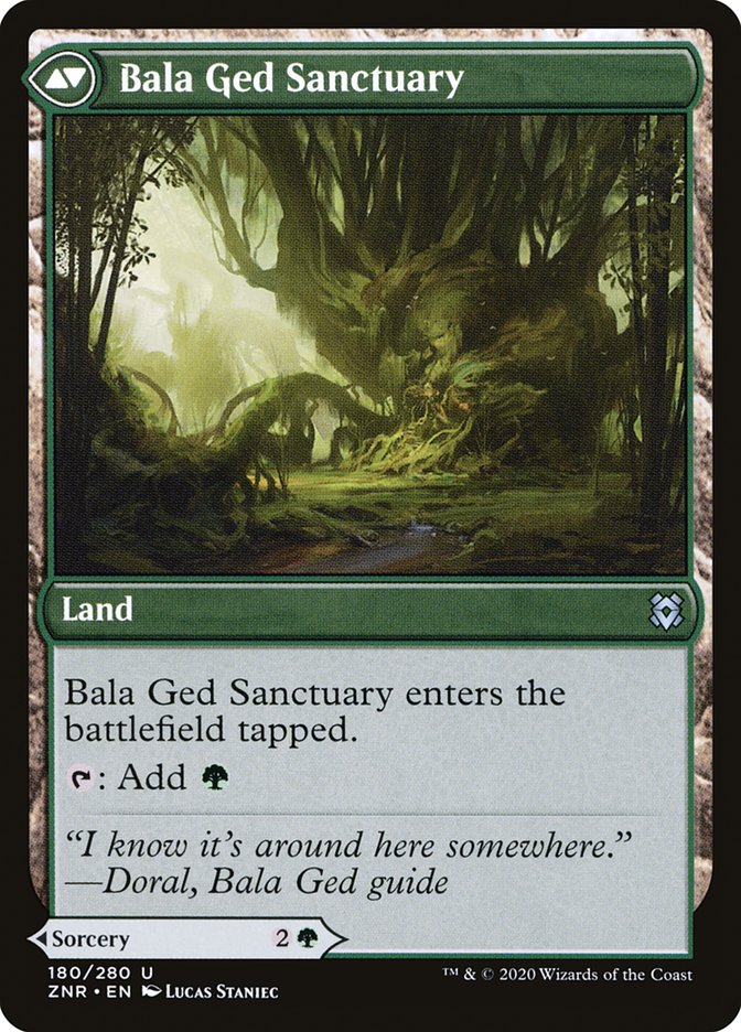 Récupération de Bala Ged // Sanctuaire de Bala Ged [Zendikar Rising]