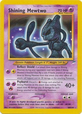Mewtwo Brillant (109/105) [Néo Destinée Illimité]