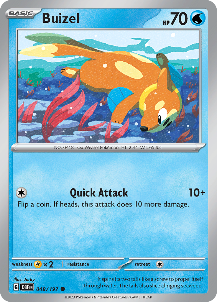 Buizel (048/197) [Escarlata y Púrpura: Llamas Obsidianas]
