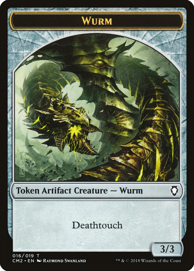 Ficha de gusano (016/019) [Tokens de Commander Anthology Volume II]