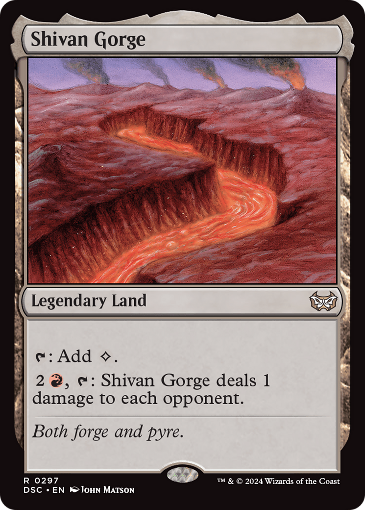 Barranco Shivan [Duskmourn: House of Horror Commander]