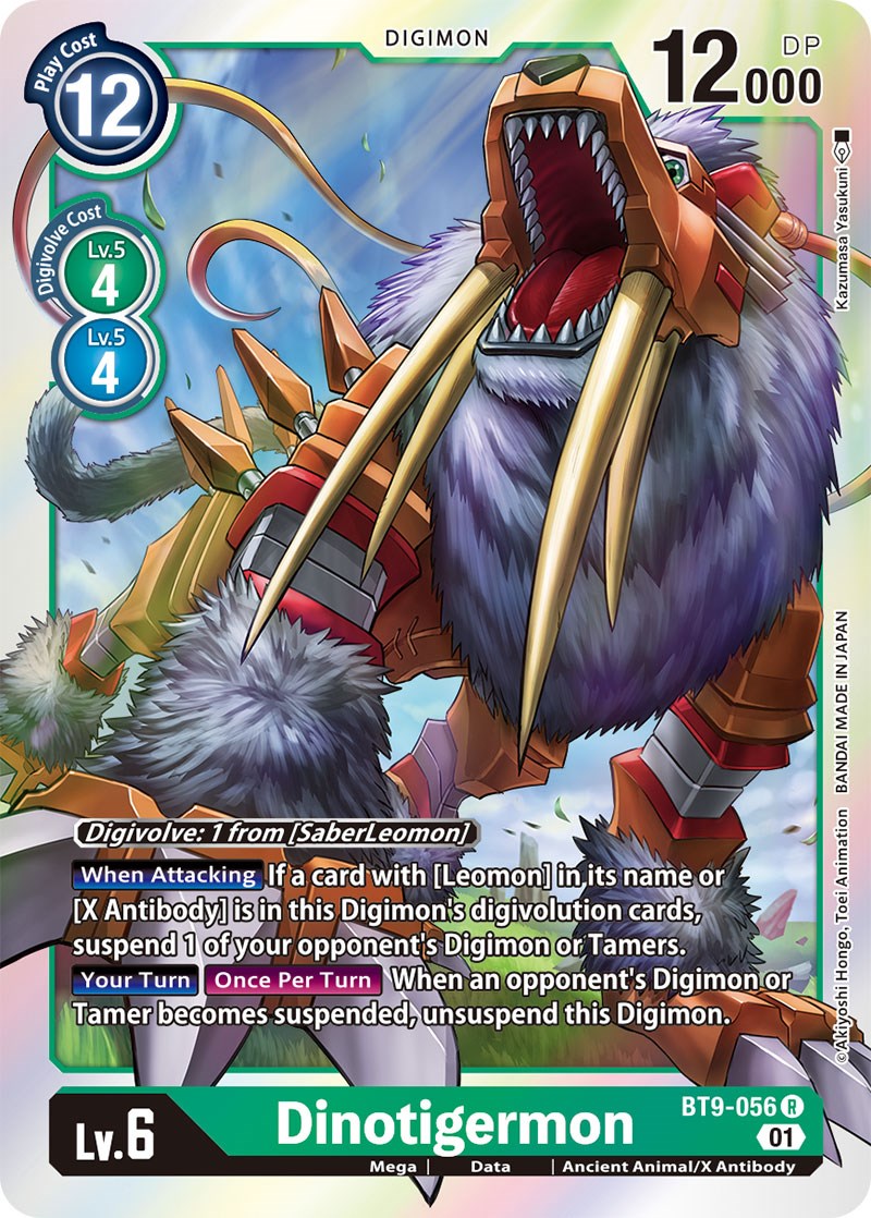 Dinotigermon [BT9-056] [Registro X]