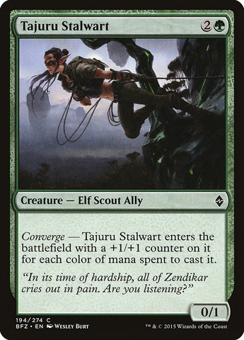 Guerrero incondicional de Tajuru [La batalla por Zendikar]