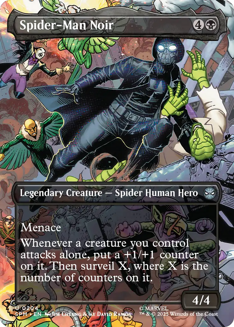 Spider-Man Noir (Sans bordure) [Marvel's Spider-Man]