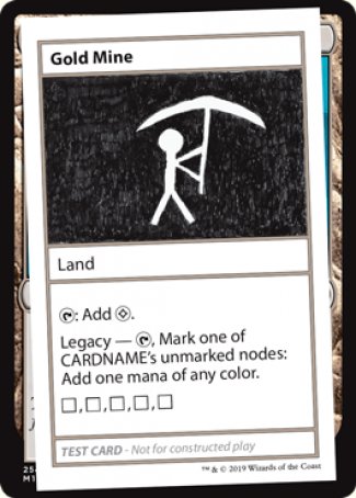 Mine d'or (édition 2021) [Cartes de test de booster mystère]