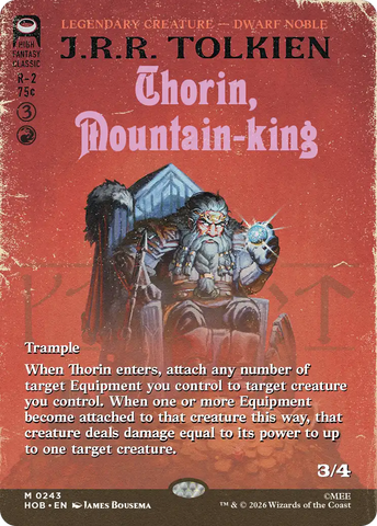 Thorin, Rey bajo la Montaña (Sin Borde) [El Hobbit]
