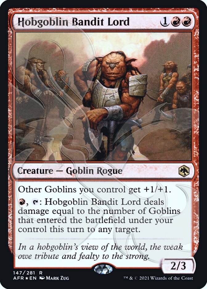 Seigneur bandit gobelours (Promo Esperluette) [Donjons & Dragons : Adventures in the Forgotten Realms Promos]
