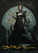Liliana du Voile, carte illustration (signature estampillée or) [Série d'illustrations Dominaria Uni]