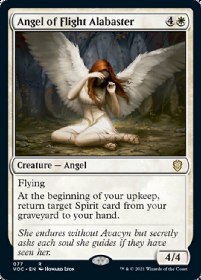 Ange du vol alabastrin [Innistrad: Chasse de minuit Commander]