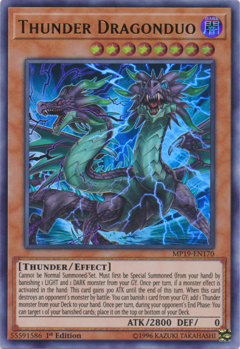 Thunder Dragonduo [MP19-SP170] Ultra Rara