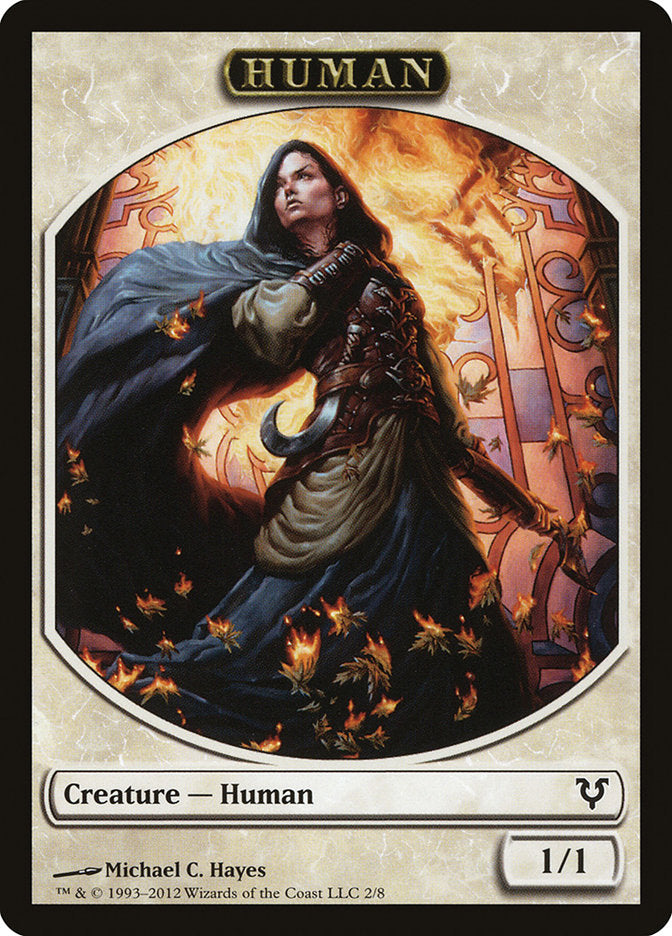Jeton Humain (2/8) [Jetons d'Avacyn Ressuscité]
