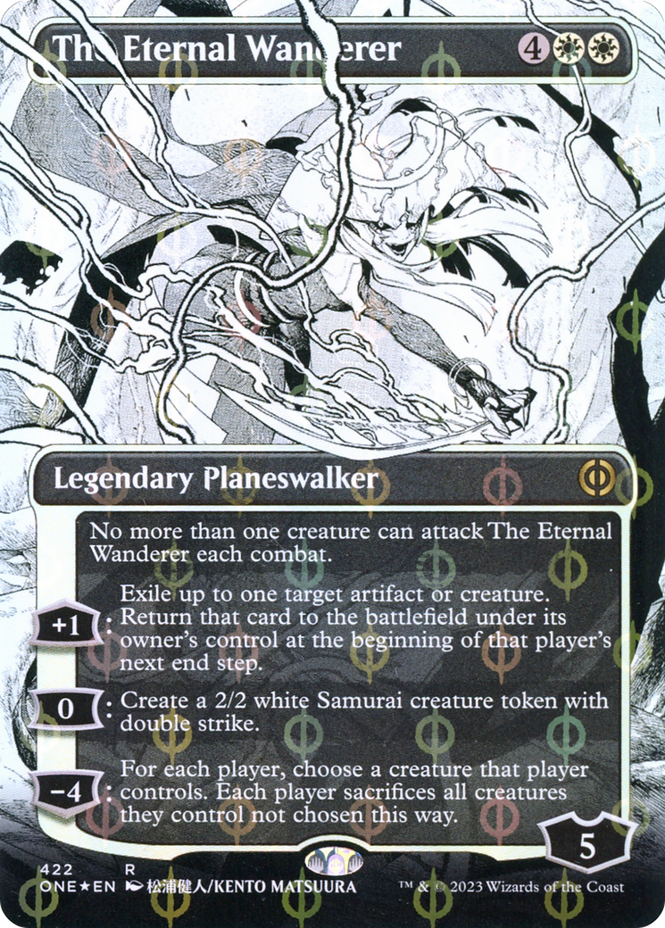 Le Voyageur éternel (Manga sans bordures — Feuille Compleat et en creux) [Phyrexia : Tout sera un]