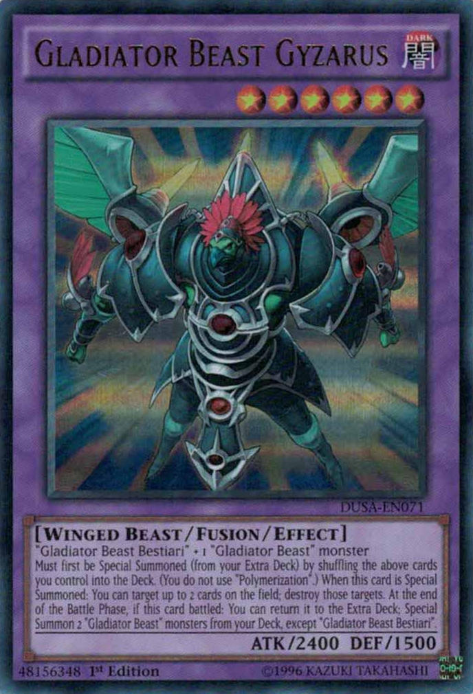 Bête Gladiateur Gyzarus [DUSA-EN071] Ultra Rare