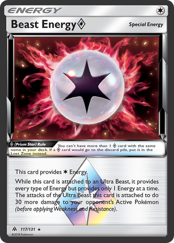 Energía Bestia (117/131) (Estrella Prisma) [Sol y Luna: Luz Prohibida]
