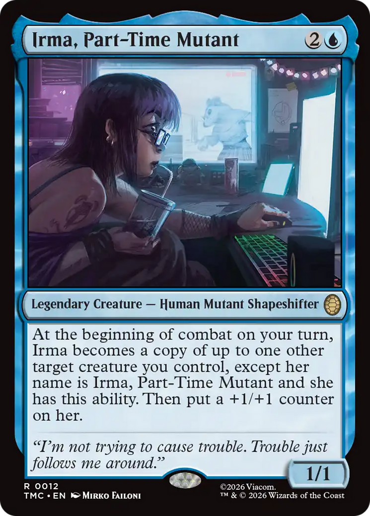 Irma, mutante a tiempo parcial [Comandante de las Tortugas Ninja]