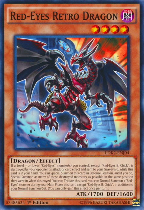 Dragon Rétro aux Yeux Rouges [LDK2-FRJ04] Commune