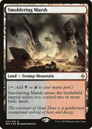 Ciénaga humeante [Cartas promocionales de prerelease de Batalla por Zendikar]